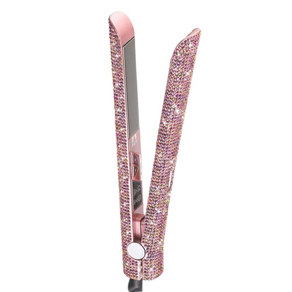 Profesjonell rettetang og krølltang, DORISILK Titanium Flat Iron, Diamond Flat Iron, 2-i-1 krølltang