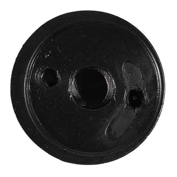 Hjemmemøbler Sorte gummifødder 13 mm x 7 mm 60 STK