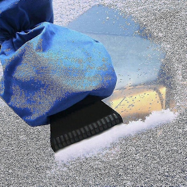 1 stk Auto Is-Skrapehansker Varme Vinter Vanntette Bil Frontrute Snøspade Verktøy