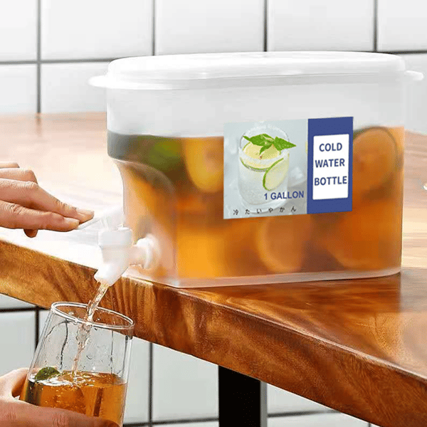 Plast Drikkedispenser, Drikkevaredispenser Med Kran, Iskald