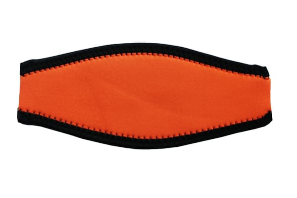 Snorkelmask för dykning Neoprenskydd Vadderad skyddsrem, Orange