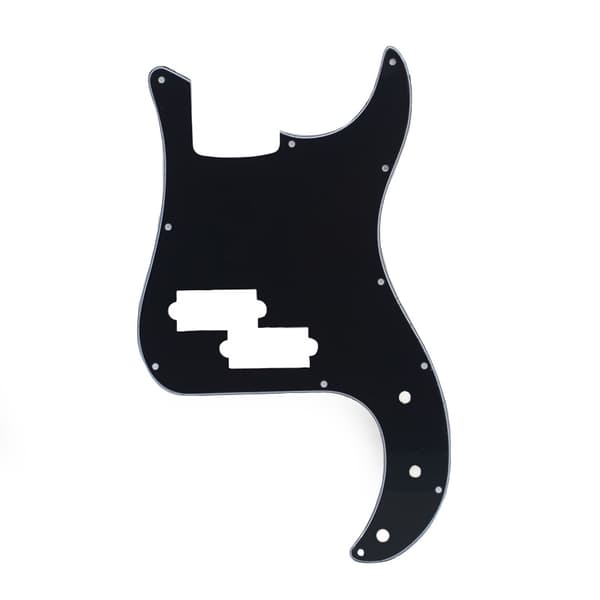 Elektrisk Bas Beskyttelsesplade, Bas Frontdæksel, PVC Tre-Lags Panel, Pickup Panel, Rød Perle Elektrisk Bas Tilbehør Black
