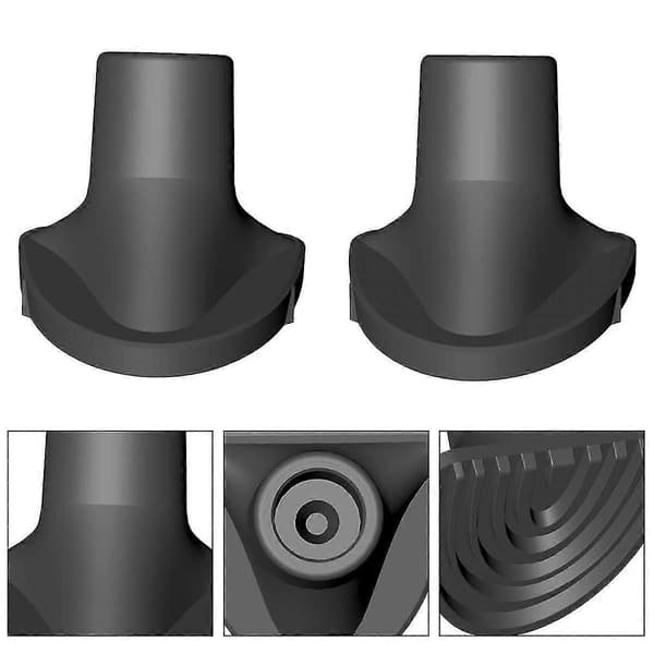 4-pak Golfbag Stand Udskiftningsfødder, Gummibase Stabilisator Tilbehør til Golfbags