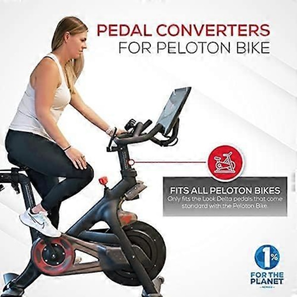 Poljinmuuntimet Peloton Bike & Bike+ -pyörille - Aja Pelotonia lenkkareilla - Alusta Look Delta -polkimille - Erinomainen lapsille
