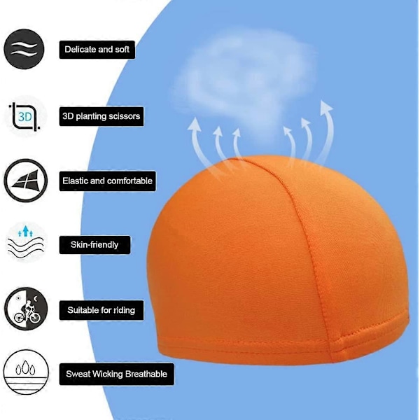 3 st Hjälmfoder Snabbtorkande Skull Cap Under Hjälm Cykelmössa Fleece Hatt