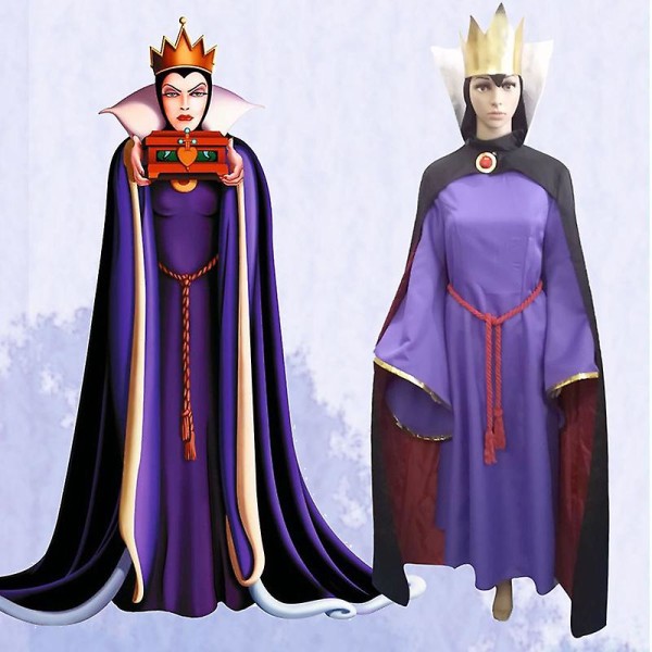 Evil Queen Cosplay Kostymer Kvinnor Disney The Snow White Evil Queen  Cosplay Klänning Outfit Vuxen Halloween Carnival Kostymer S 3c80 | S |  Fyndiq