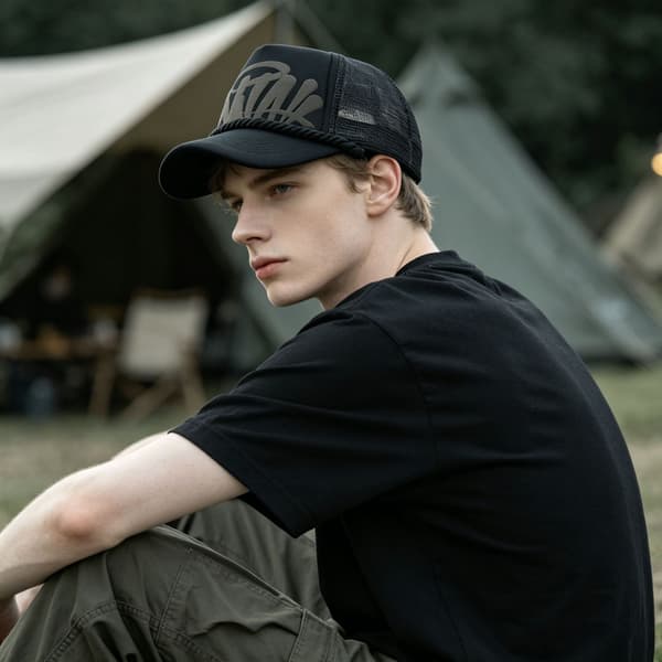 Brevtrykk Mesh Caps, Unisex, Pustende, Solbeskyttelse, Baseball Caps 2