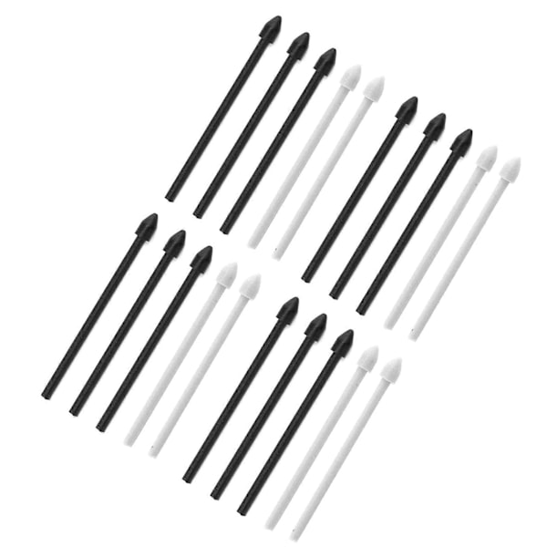 4 Sett Berørings-erstatningstips Skrivepenn Spisser Deler for Samsung Note 10/Note 10 Plus Svart