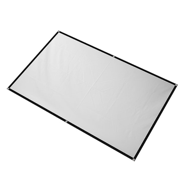 Projektorduk 16:9 Högdensitet HD Projektorduk Portabel Enkel Installation Projektorduk för Hemma Bio Utomhus Camping 60 Tum