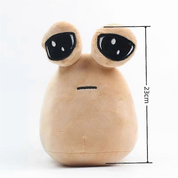 Pou Plush, Kawaii Plush Stoffdyr Myk Puteleke