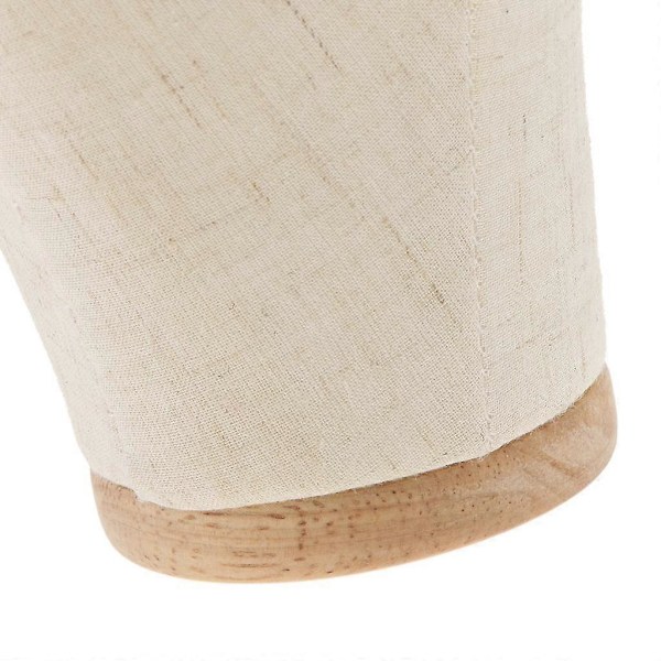 2 stk Veggmontert Mannequinhode Parykk Lage Hatt Display Mannekin m/ Støtte Beige