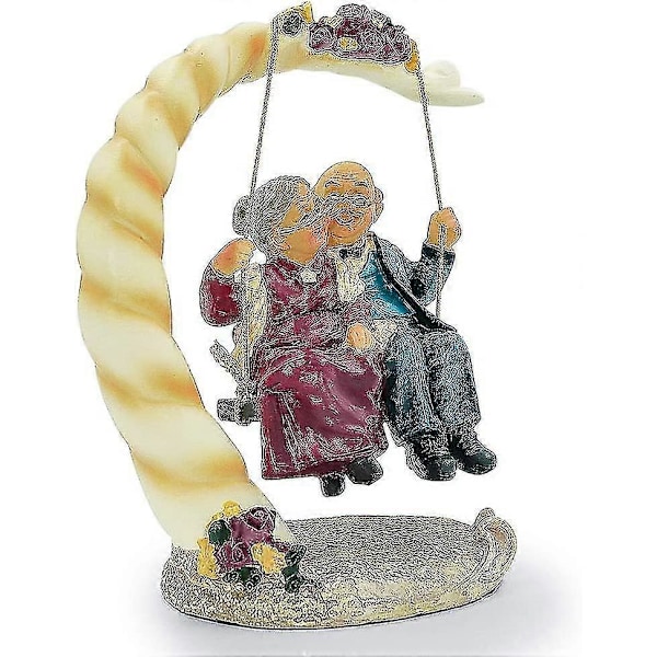 Bröllopsdag Par Figurin - 40/50/60/70-års Bröllopsdag