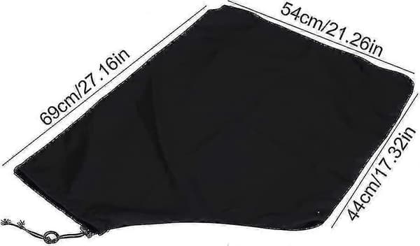 Erstatningspose til bladblåser, Liter oppsamlingspose, Erstatningspose til bladblåser, Polyester reservedeler med glidelås A