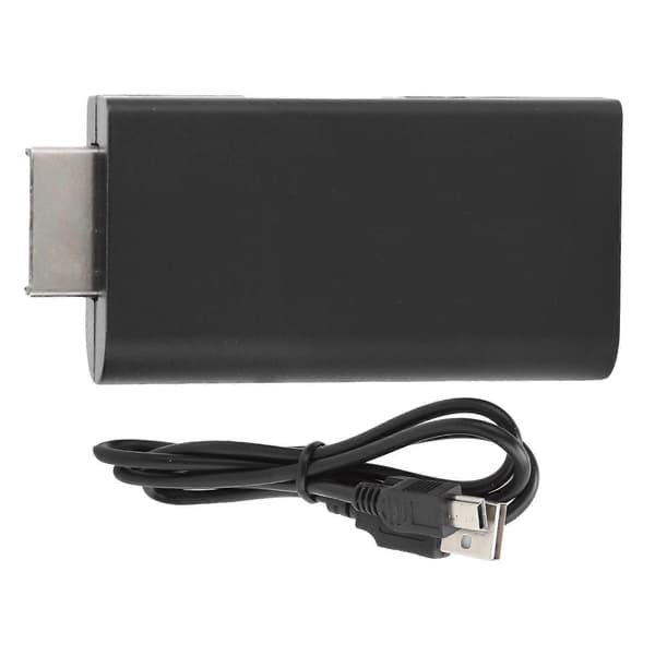 for PS2 til HD Multimedia Interface Adapter Konverter med 3.5mm Audio Interface Connector Sort