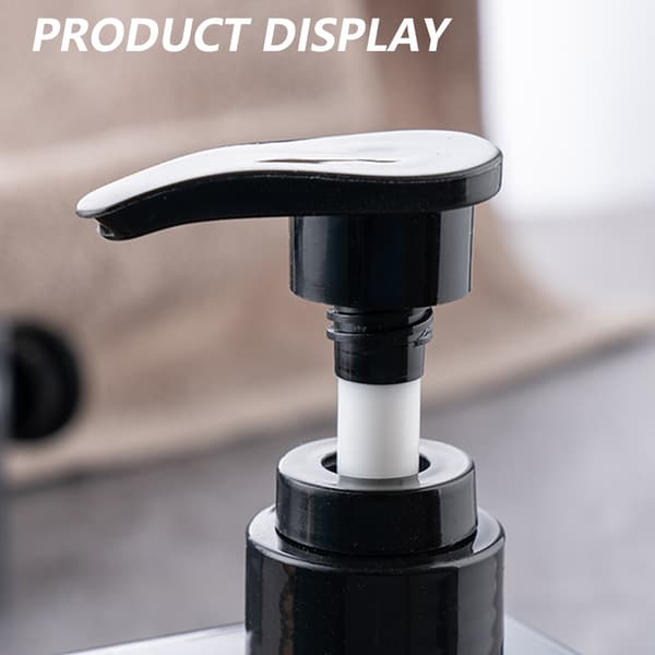 2-pack 650 ml pumpflaskor, återfyllningsbar plastlotiondispenser, tom pumpflaska för tvål, lotion och schampo
