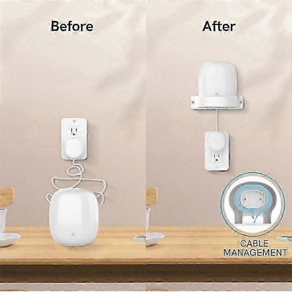 Kompatibel med Nest WiFi Pro Väggmonteringsfäste Intelligent Högtalare Väggförvaringsfäste Bas, 1 st