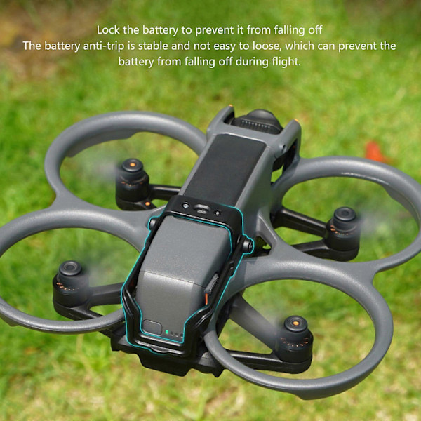 1 Set Batterifäste Clip Säker UAV Flygbatteriskydd Lås med Fästskruvar & Reparationsverktyg för Avata 2