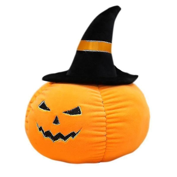 Halloween rolig djävul pumpa kudde, kudde docka plyschleksak 20CM