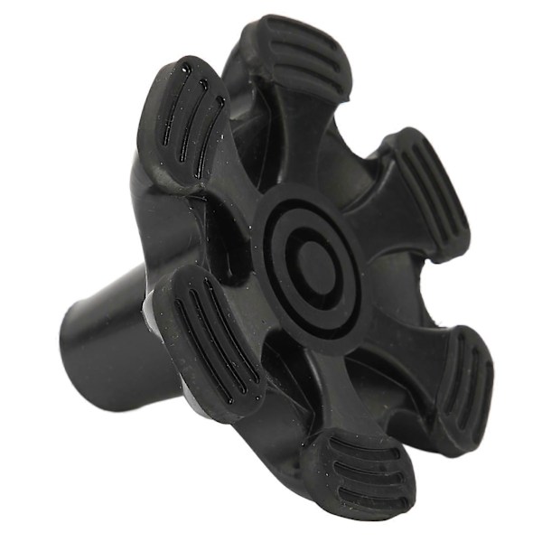 Krykkeprop 6 Søjle Design Skridsikker Gummi 19mm Krykkepropper til Stok Vandrestav Skydestok