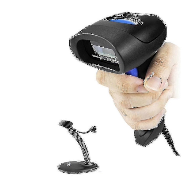 2D QR Streckkod Trådlös Skanner, Läser Skärmstreckkod