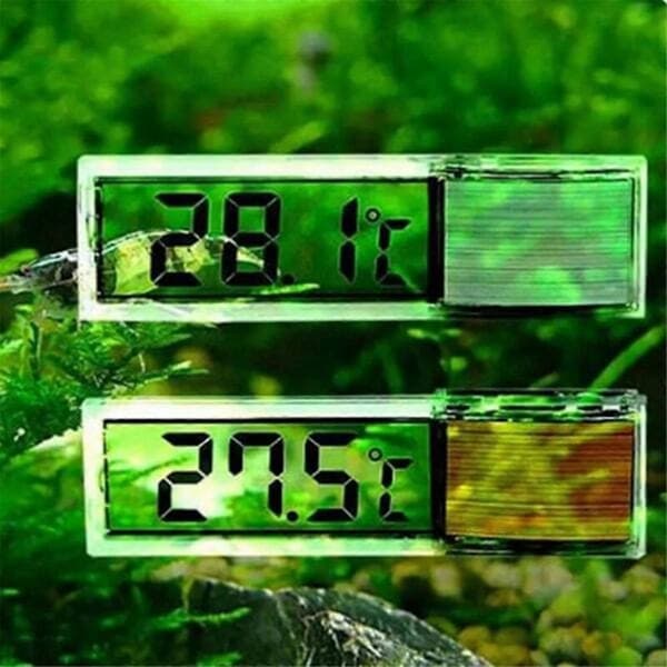 Akvarietermometer. Digital elektronisk temperaturmåling til akvarier. Akvarietilbehør B