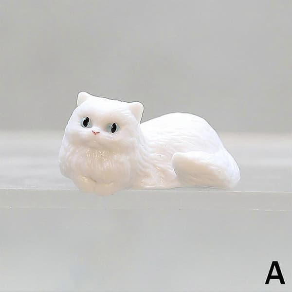 DIY Kant Kat Figurer Simulation Resin Kat Køleskabsmagnet Materiale