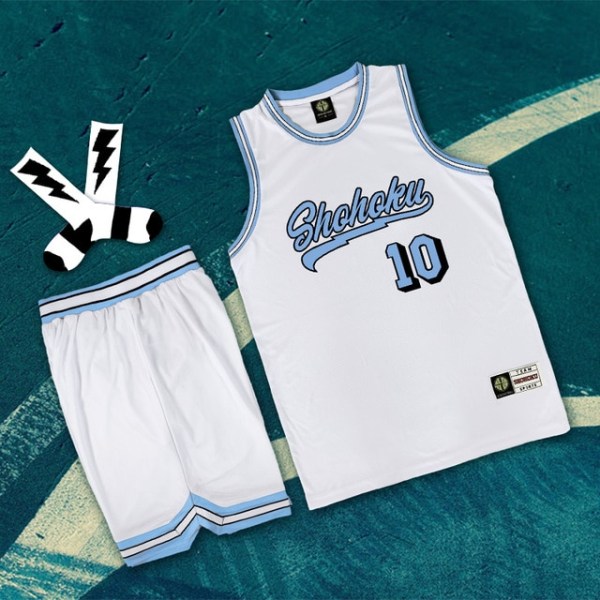 Basketkläder för män för kvinnor Basketuniformer Sportkläder White Blue S(155 165cm)