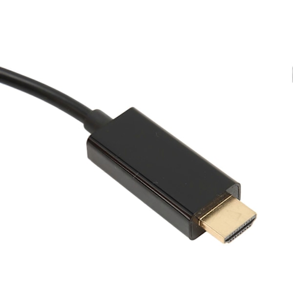 DP till High Definition Multimedia Interface Kabeladapter 4K Upplösning Portabel Videoanslutningskabel för Kontor