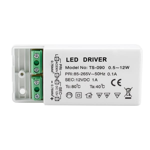 LED strømforsyning 12W LED lampe driver strøm LED driver konstant strømforsyning