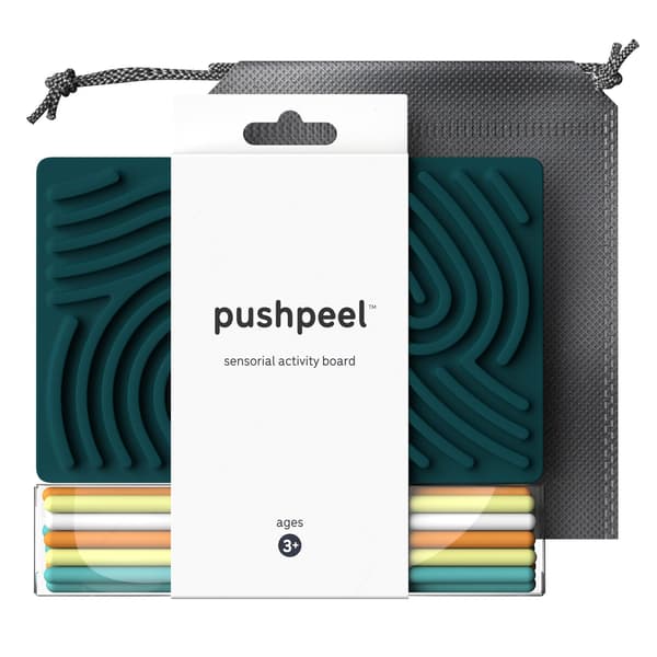 2-pakkaus Pushpeel Sensory Activity Board lasten dekompressiolelut