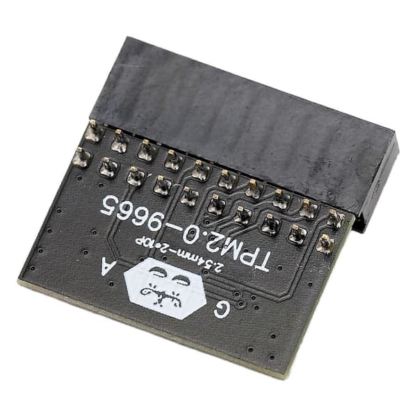TPM 2.0 Krypteringssikkerhedsmodul 20Pin 2 10P Standalone Crypto Processor TPM 2.0 Modul til Win11 til Gigabyte til ASUS