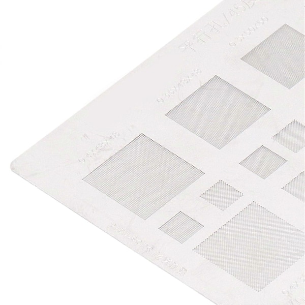 Universell BGA Reballing Schablon Multifunktionell Tenn Mesh Lödmall för Telefon BGA IC-Chips Reparation