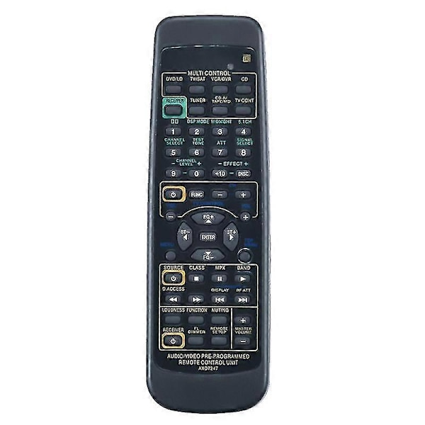 Fjernkontroll kompatibel med Pioneer Receiver AXD7247 R VSX-D510 VSX-D209 VSX-D409 D511 Vsx D510