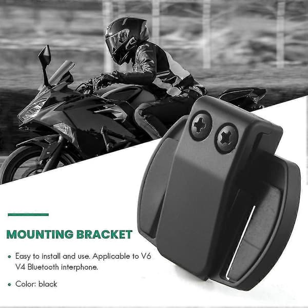 2 stk. Vnetphone V6 V4 V2-500c Intercom Tilbehør, hjelm Intercom Klips Monteringsbrakett, motorsykkel