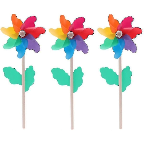 10 Styk Vindspil Vindmølle Vindmølle, 12cm