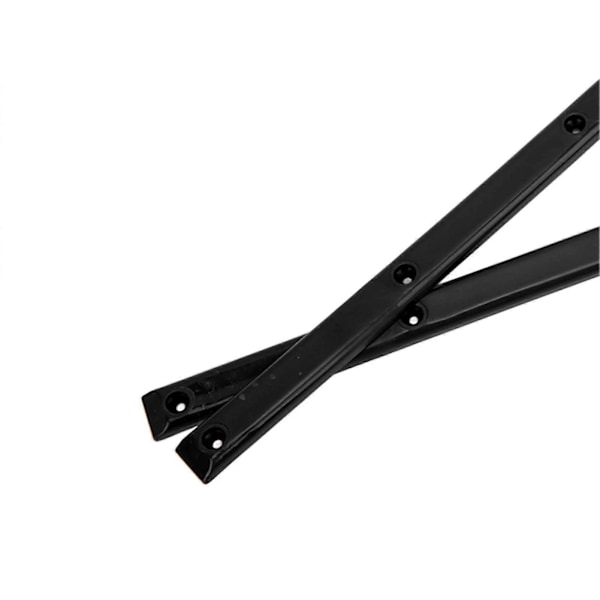 Ribbebein Skinn Rails Slitesterk Stabil Fleksibel Glanset Utseende Longboard Rails Ribbebein Svart