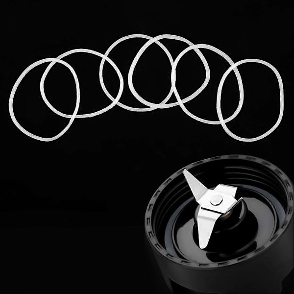 8 stk. Blender Tetningsring Pakning Erstatningstilbehør Deler Passer for Magic Bullet 250W