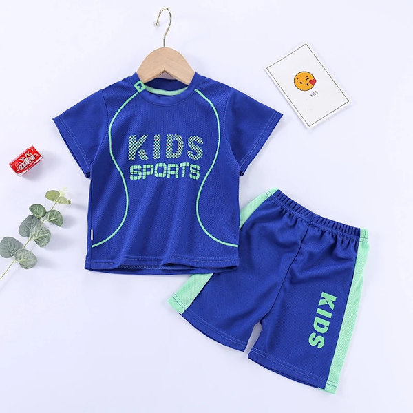 Ny sommar barn casual basket kostym kostym sport jersey style 4 8(130-140CM)
