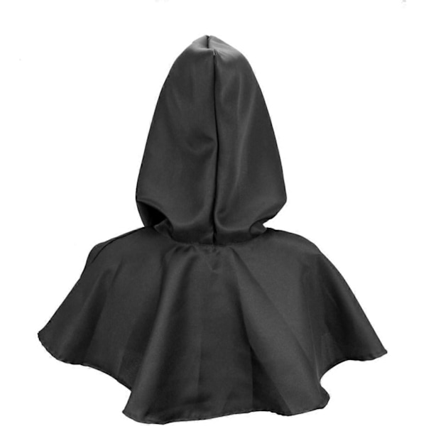 Halloween Kostume Kappe Hat Død Djævel Kappe Middelalder Hætte Gotisk Kappe Kappe til Vampyr Kappe Halloween Cosplay Fest Kostumer Rekvisitter