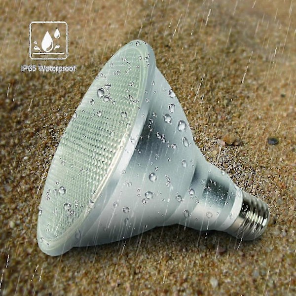 PAR38 LED-lampa 30W Dimbar RGB Färgskiftande, E27 Fjärrkontroll, Vattentät Inomhus/Utomhuslampa