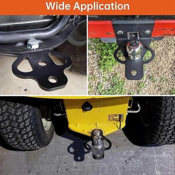 3-veis tilhengerfesteadapter med bolt for ATV gressklipper