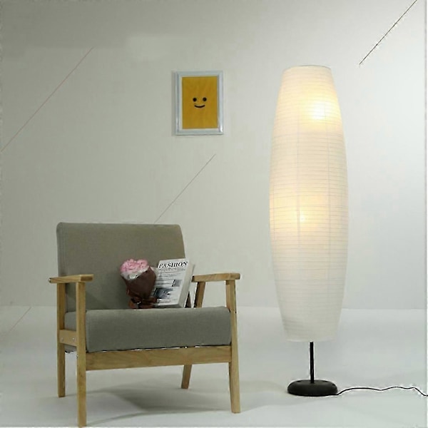 Rispappersgolvlampa Kreativ Hög Lampa Belysning Vardagsrumsdekoration Specialpapperslampa Bredvid