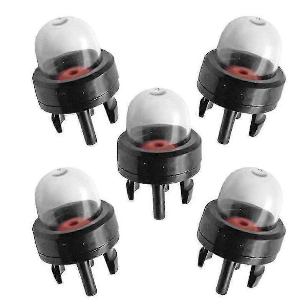 5 st Förgasare primer pump motorsåg svart 3,2*2,1cm