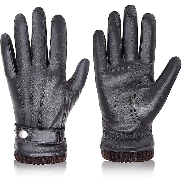 Vinter äkta fårskinnshandskar för män, thermal kashmirfoder Sl Style3 S