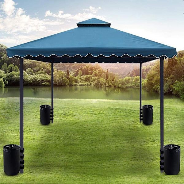 4 kpl Canopy-vesipainot, 10 litran telttavesipainot, kestävät Canopy-painot, telttojen jalkojen lisävaruste