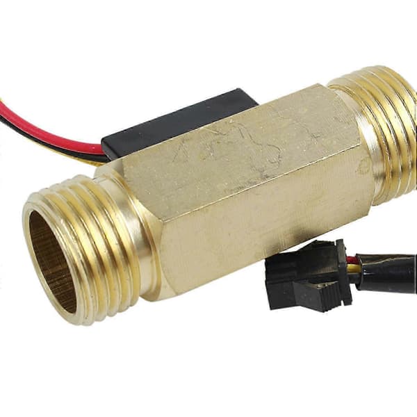 1/2PT Vandstrømssensor Kontaktstyring Måler Flowmåler 1.5-30L/min