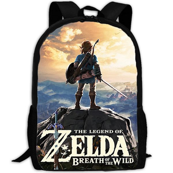 Spel The Legend of Zelda Breath of The Wild Barnryggsäck Kawaii Fritid Kindergarten Student Skolväska Bokväska Barnpresent style 6