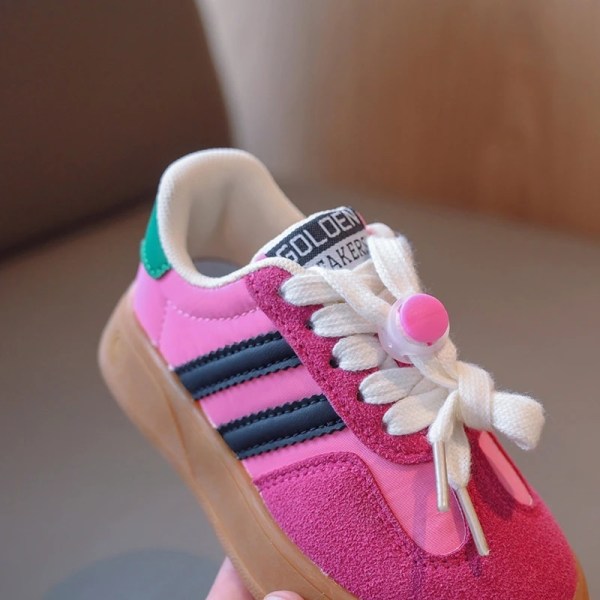 Casual för barn Sneakers Walking Running Sneakers storlek 26-37 Hot pink 29