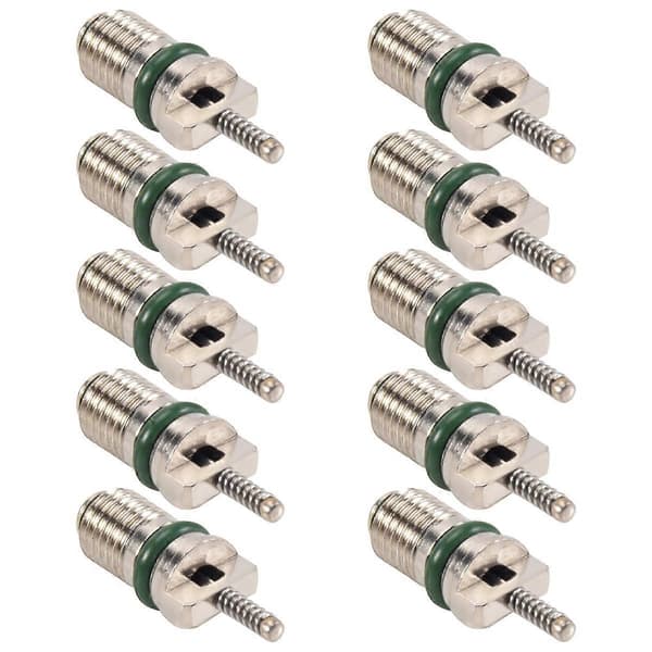 10 stk. Bil AC R134A Ventilkernenåle Sortiment 134a