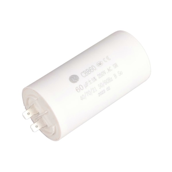 CBB60 Cylinderformet Driftkondensator AC 250V 60uF 50/60HZ til Motorpumpe